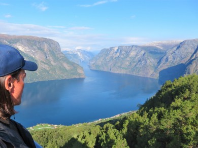 Kim's View of Aurlandsfjord in Norway
