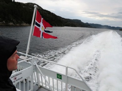 Ferry from Bergen to Flam, Norway