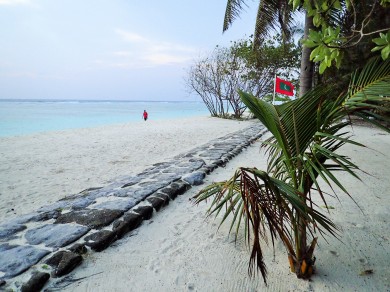 Kim's View on Hulhumale Beach, Kaafu Atoll, Maldives