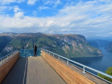 Kim's View of Aurlandsfjord in Norway