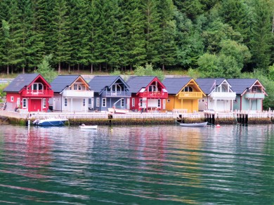 Ferry from Bergen to Flam, Norway