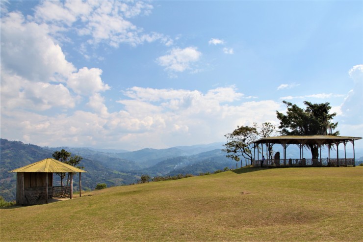 Kim's View of the Colombian Andes in the world's largest necropolis at San Agustin