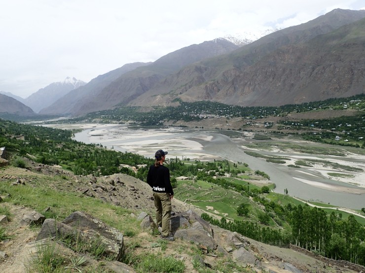 Kim's View of the Panj River near Bar Panja village, Afghanistan