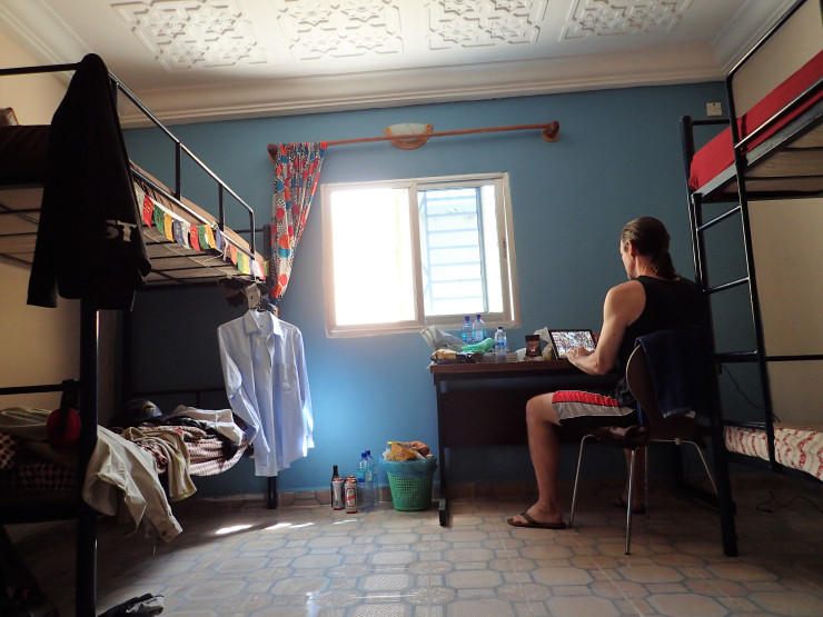 Gambia's state of emergency silver lining? A dorm room to myself, Kim!