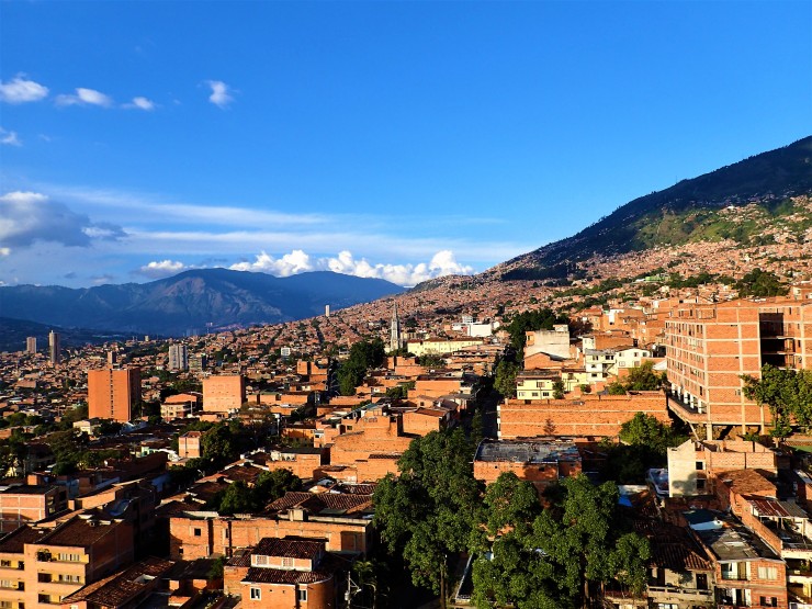 My killer Airbnb view of Medellin!