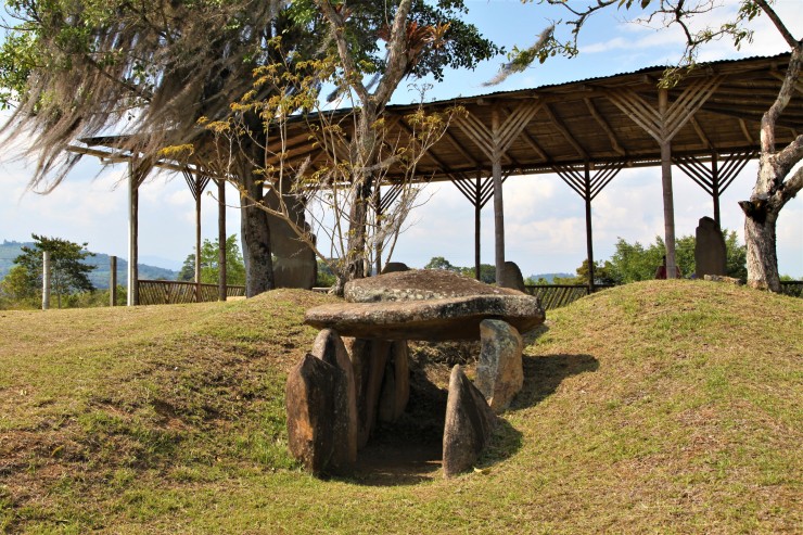 Kim's View of the Colombian Andes in the world's largest necropolis at San Agustin