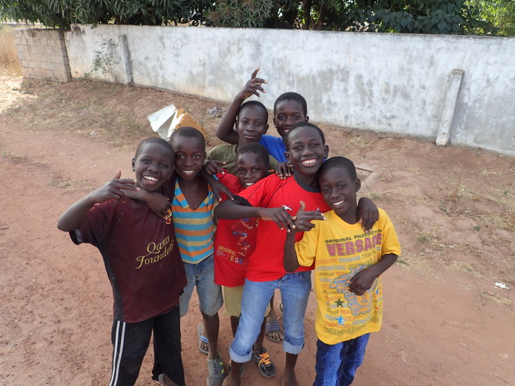 Gambians heading to the airport to greet their new president Adama Barrow