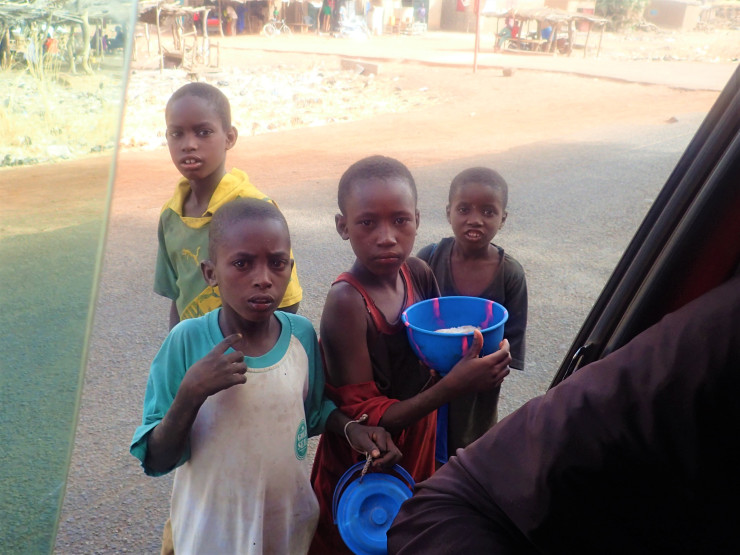 Bakroman street children in Kantchari, Burkina Faso