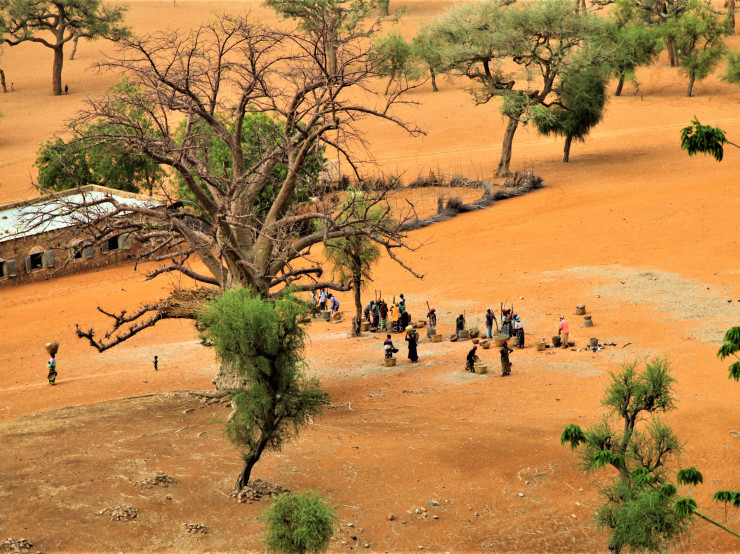 Kim's View of Teli Village in Dogon Country, Mali