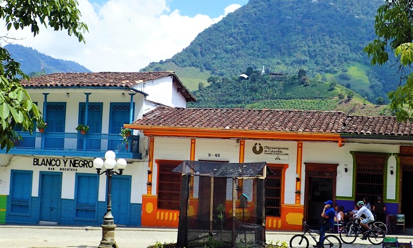 Kim's View from Cristo Rei in Jardin, Colombia