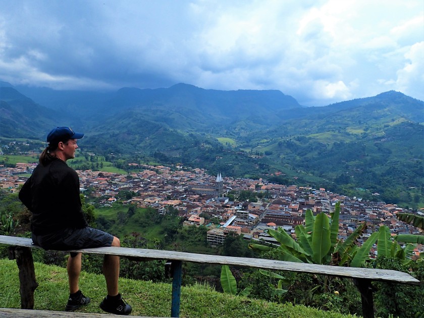 Kim's View from Cristo Rei in Jardin, Colombia