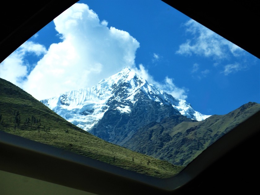On the way to Machu Picchu on Peru Rail