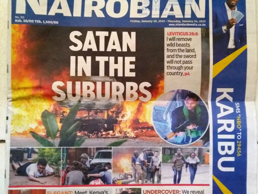 Yikes, Kim, I was 3 miles away from this terror attack in Nairobi, Kenya!