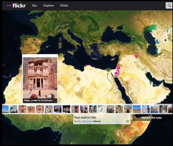 flickr world map